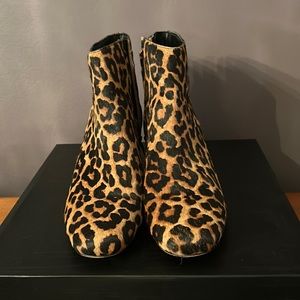 Sam Edelman animal print bootie